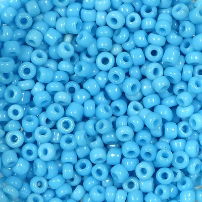 Koráliky, jednofarebné, 2 mm - svetlomodré