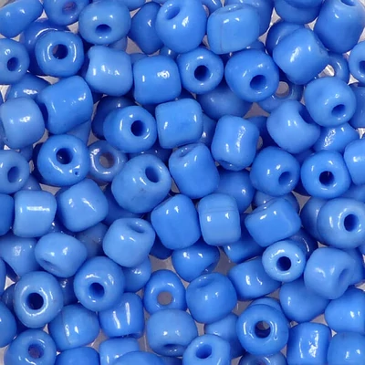 Koráliky, jednofarebné, 4 mm - stredne modré