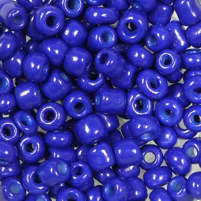 Koráliky, jednofarebné, 4 mm - tmavo modré