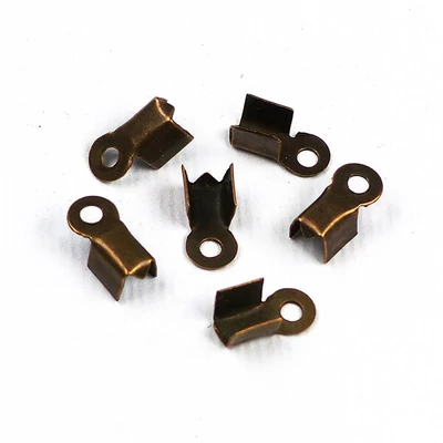 Kožená koncovka štvorcová - starožitná, 3x9 mm