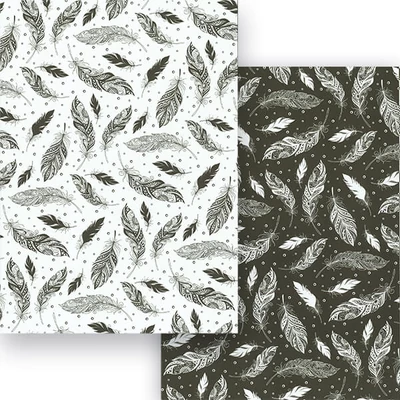 Fotokartón, A4 - Tangle Creation I. - Perá / omaľovánka