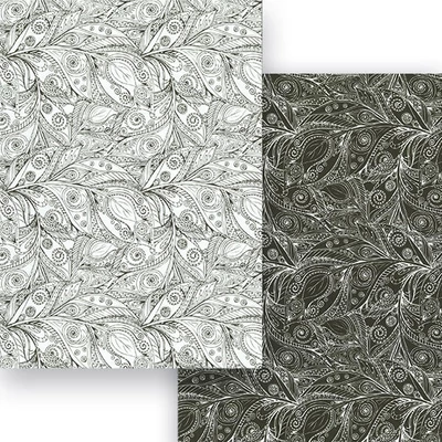 Fotokartón, A4 - Tangle Creation II. - Fantasy listy / omaľovánka