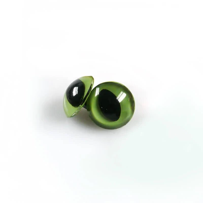 Zvieracie oko, šiteľné, mačka - 12 mm, 2 ks