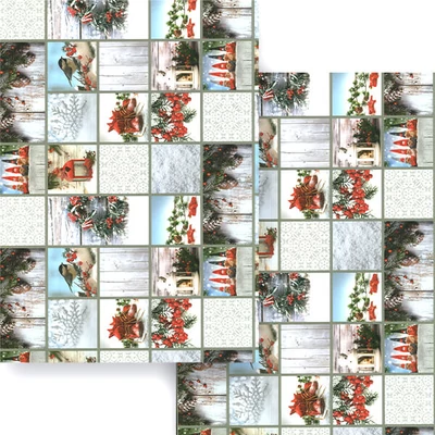 Fotokartón, 49,5x68 cm - alpská zima