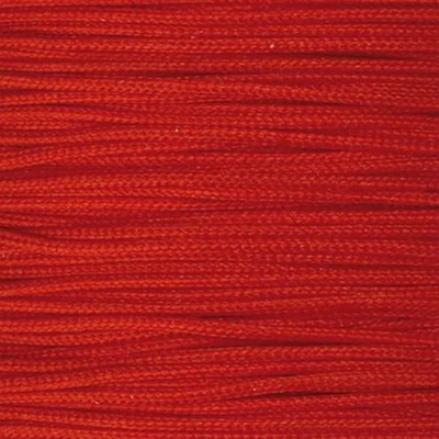 Šnúrka na šperky, 0,5 mm tenká, v metroch - 28, červená