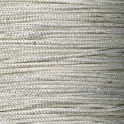 Šnúrka na šperky, 0,5 mm tenká, v metroch - 86, šedá