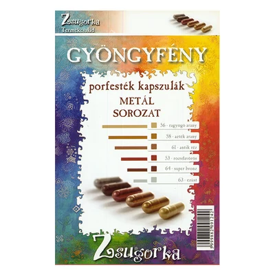 Práškové farby v kapsuliach - metalický prášok