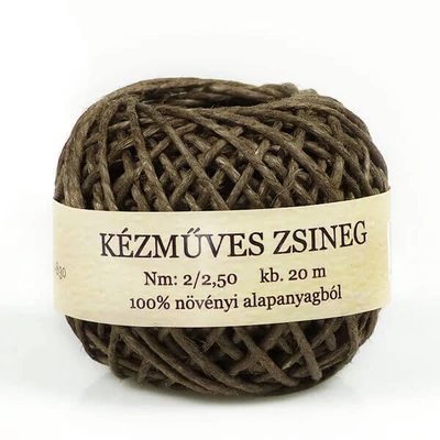 Konopný špagát, návin 20 m - militárny zelený