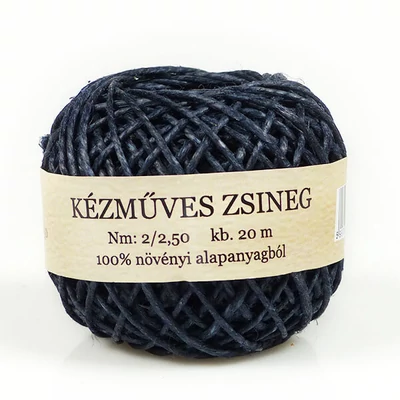 Konopný špagát, návin 20 m - tmavomodrý