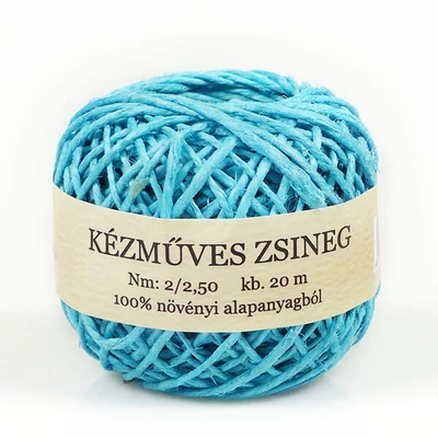 Konopný špagát, návin 20 m - svetlomodrý