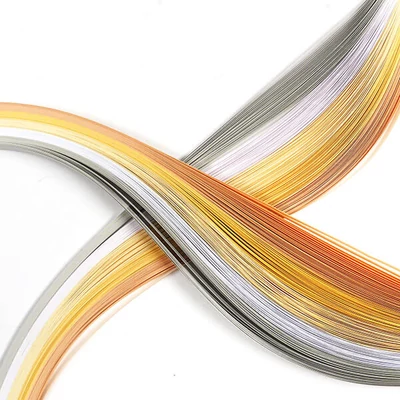 Quilling papierový pás pre hobby umelcov, 80 g - svadobný, 3 mm/6 mm, 300 ks