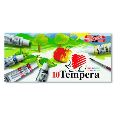 Sada temperových farieb KOH-I-NOOR Ježko - 10x16 ml