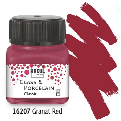 Farba na sklo a porcelán, Kreul, Classic - 07 granátové jablko