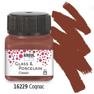 Farba na sklo a porcelán, Kreul, Classic - 29 koňaková