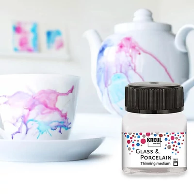 Üveg- és porcelánfesték, Kreul - akvarellesítő médium, világosító, hígító