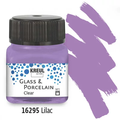 Farba na sklo a porcelán, Kreul, Clear - 95 fialová