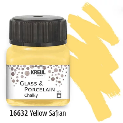Farba na sklo a porcelán, Kreul, Chalky - 32 šafran
