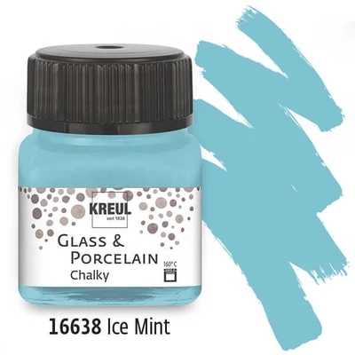 Farba na sklo a porcelán, Kreul, Chalky - 38 ľadová mäta