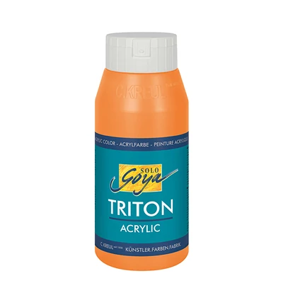 Akrylová farba Kreul Solo Goya Triton, 750 ml - 02, genuine deep orange