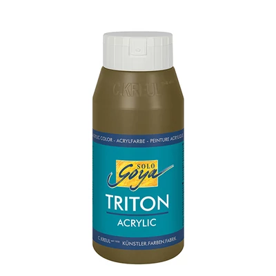 Akrylová farba Kreul Solo Goya Triton, 750 ml - 08, green umber