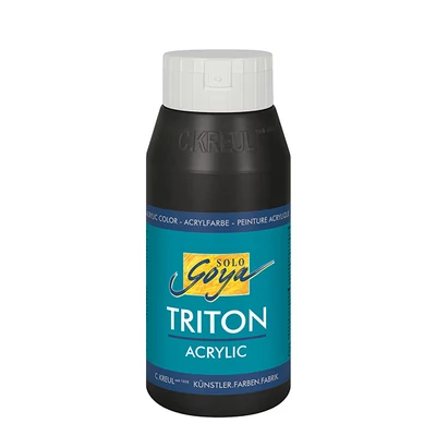 Akrylová farba Kreul Solo Goya Triton, 750 ml - 09, black