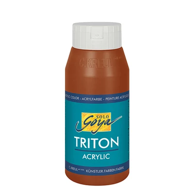 Akrylová farba Kreul Solo Goya Triton, 750 ml - 12, dark oxide brown