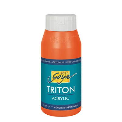 Akrylová farba Kreul Solo Goya Triton, 750 ml - 18, vermilion