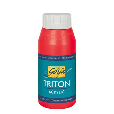 Akrylová farba Kreul Solo Goya Triton, 750 ml - 27, cherry red