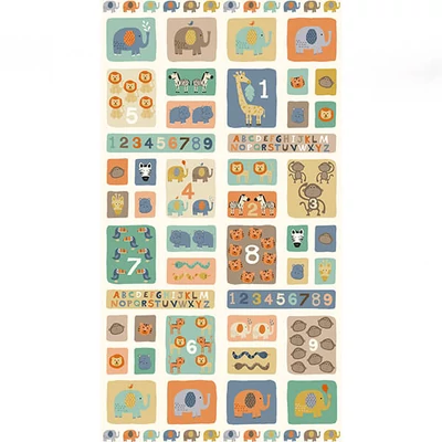 Patchworková tkanina - Makower - Baby Jungle 1736-1 Panel, 30cm