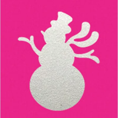 Ozdobný dierkovač, 2,5 cm - snehuliak