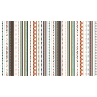Patchworková tkanina - Makower - Christmas Modern Metallic 1803/S Stripe
