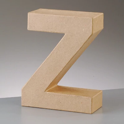 Písmeno z papier-mache - Z, 10 cm