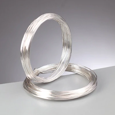 Šperkársky drôt, 0,8 mm, 6 m - strieborný
