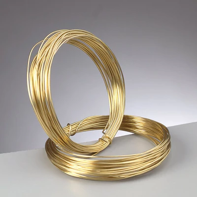 Šperkársky drôt, 1 mm, 4 m - mosadz