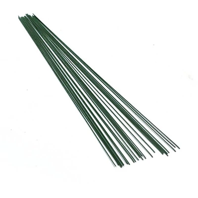 Aranžérsky drôt do kvetov, 0,8 mm, 28 cm, 20 ks - zelený