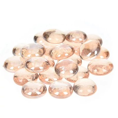 Sklenený štrk, 18-20 mm, 100 g - dúhový, ametystový