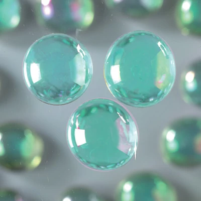 Sklenený štrk, 18-20 mm, 100 g - dúhový, tyrkysový