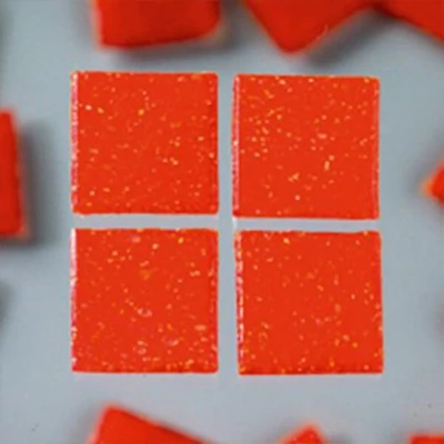 Mozaika MosaixPro, 1x1 cm - 28 červená