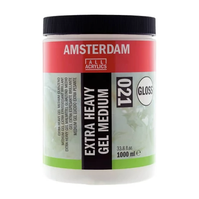 Talens Amsterdam 021 extra heavy gel médium, 1000 ml - lesklý