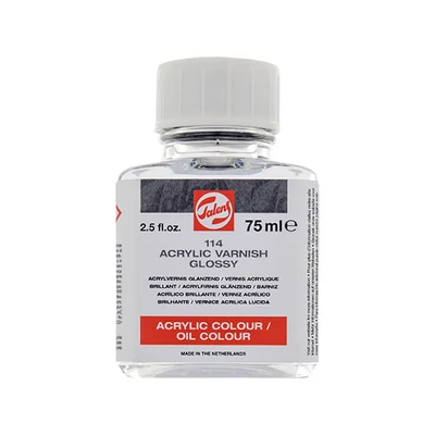 Olejový a akrylový lak Talens 114, lesklý - 75 ml