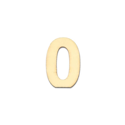 Drevené číslo, 40x2 mm - 0