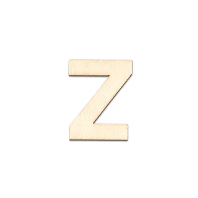 Drevené písmeno, 40x2 mm - Z