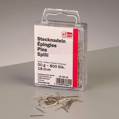 Špendlík- 18 mm, poniklovaný