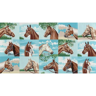 Patchworková tkanina - Moda - Purebred II 26120-11 Panel, 20cm