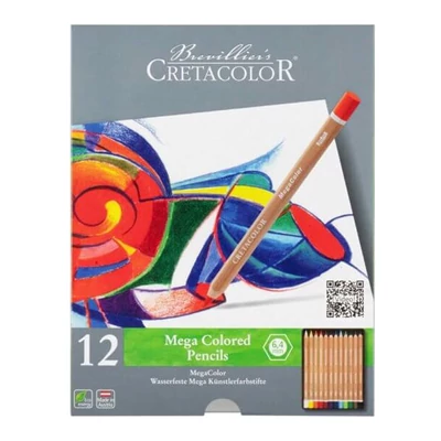 Sada farebných ceruziek Cretacolor MegaColor - 12 ks