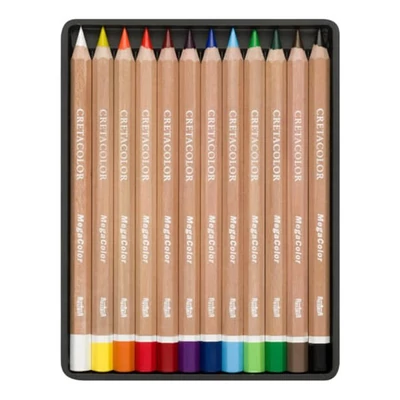 Sada farebných ceruziek Cretacolor MegaColor - 12 ks