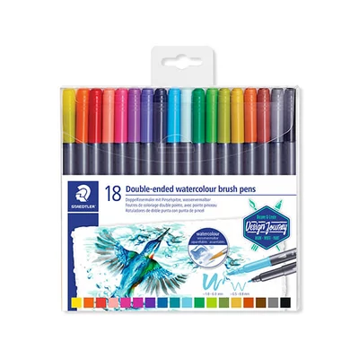 Sada štetcov, Staedtler, Design Journey, obojstranná - 18 ks