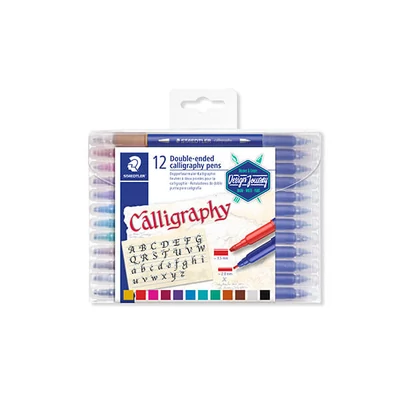 Sada kaligrafických popisovačov, Staedtler, Design Journey, obojstranná - 12 ks
