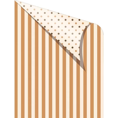 Fotokartón, 50x70 cm - pruhovaný, bodkovaný, krémový