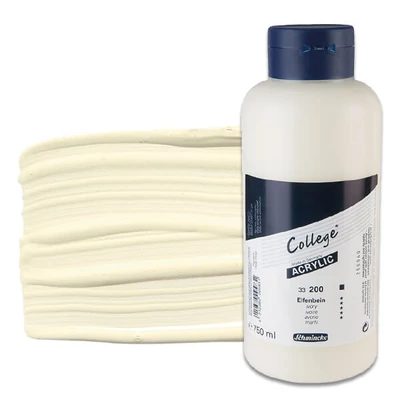 Akrylová farba Schmincke College, 750 ml - 200, ivory